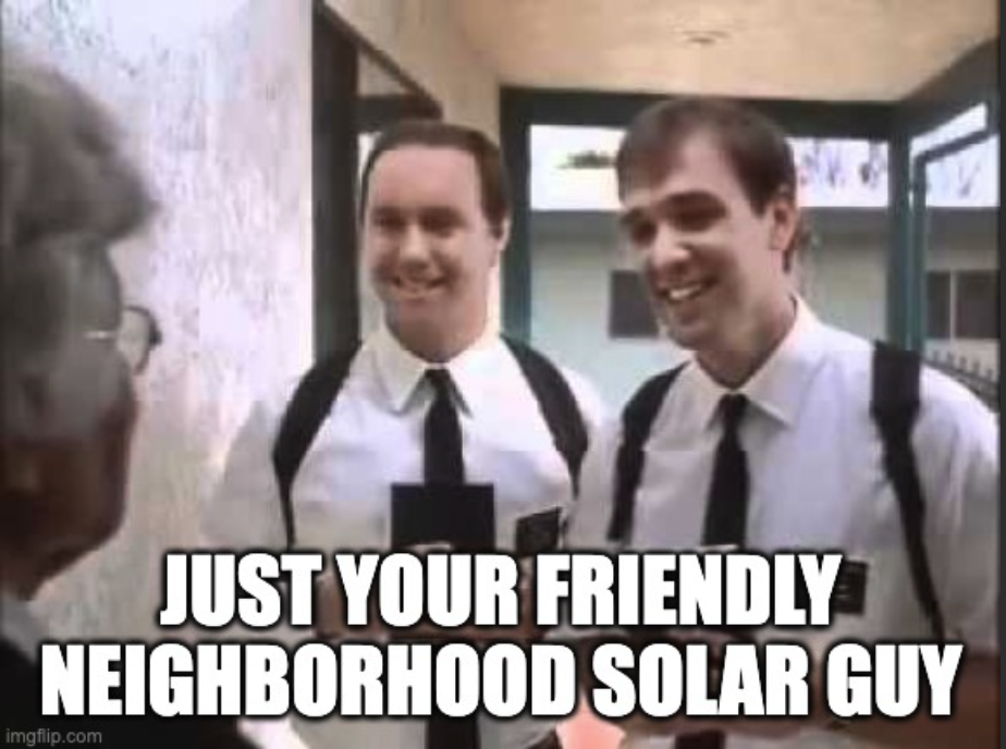 solar door-knockers